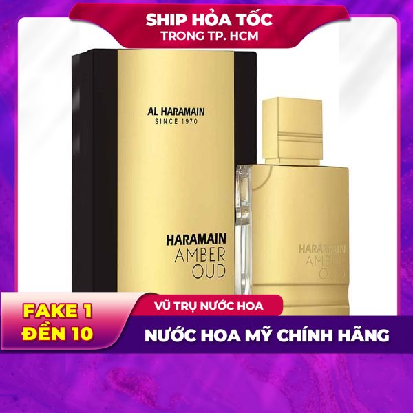 Nước Hoa Al Haramain Perfumes Amber Oud Gold Edition 60ml