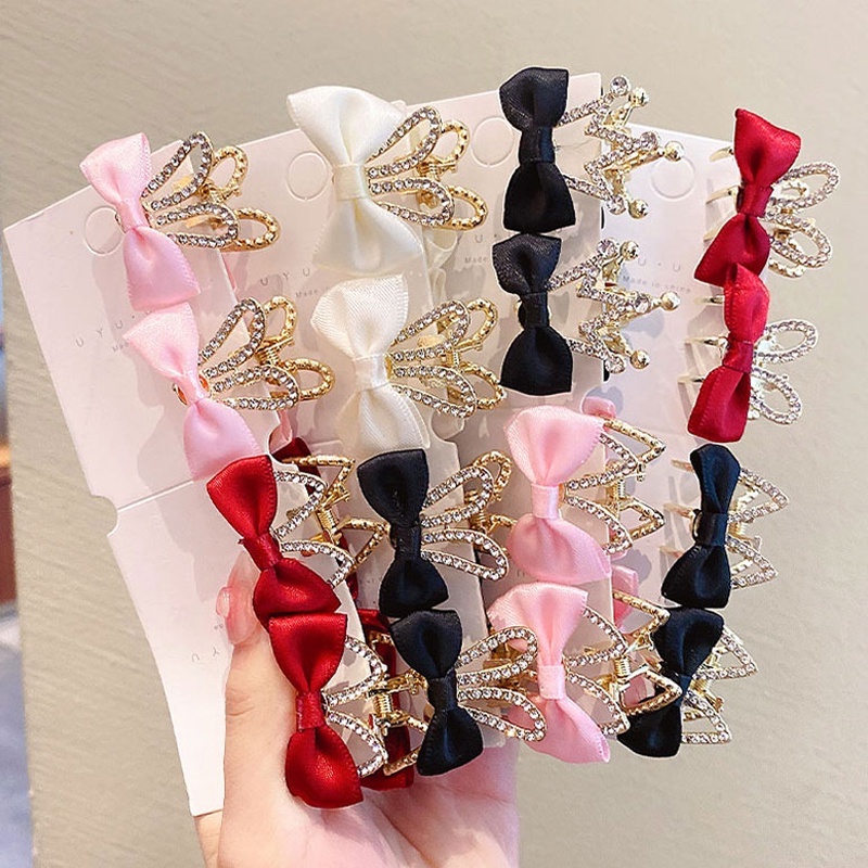 Kẹp Tóc Nơ Nhỏ Dễ Thương Phong Cách Hàn Quốc Cho Bé Gái