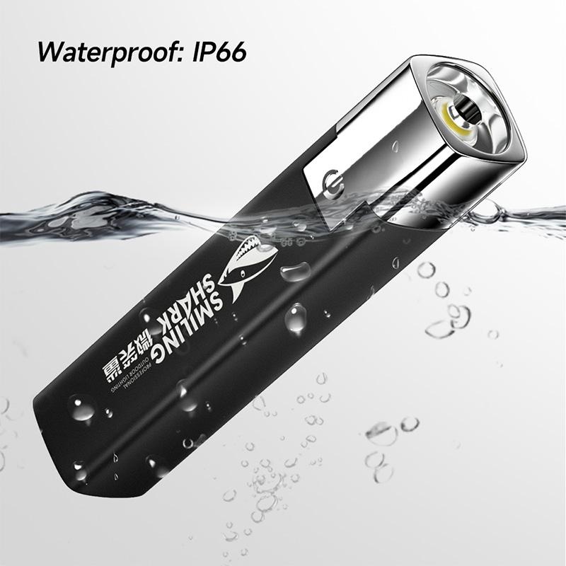 Đèn Pin Led 18650 Siêu Sáng Kèm Sạc USB Tiện Dụng Mang Theo Du Lịch / Cắm Trại