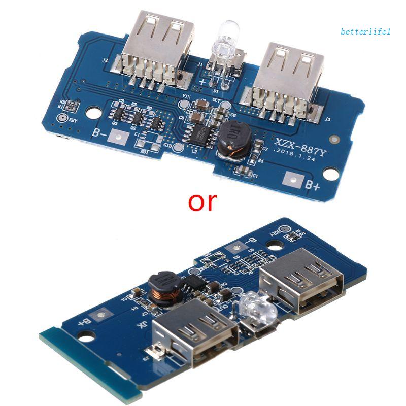 Bảng Mạch Sạc Pin Lithium 5V 2A USB Kép 18650