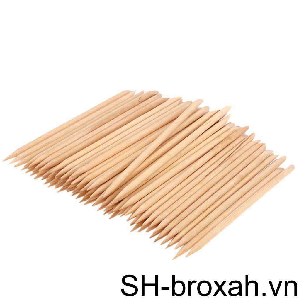 Bộ 100 Que Gỗ Loại Bỏ Da Chết Và Làm Móng