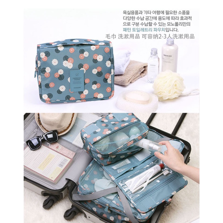 Túi Đựng Mỹ Phẩm ZOEBR JP5VN Bằng Nylon 90 Điểm 8 Màu Có Móc Treo Tiện Dụng Cho Nam Và Nữ 2017