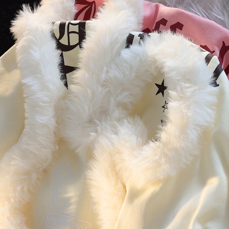Áo Thun 100% cotton Ngắn Tay In Họa Tiết Mới + Áo Lông Nhung Cho Nữ 200g