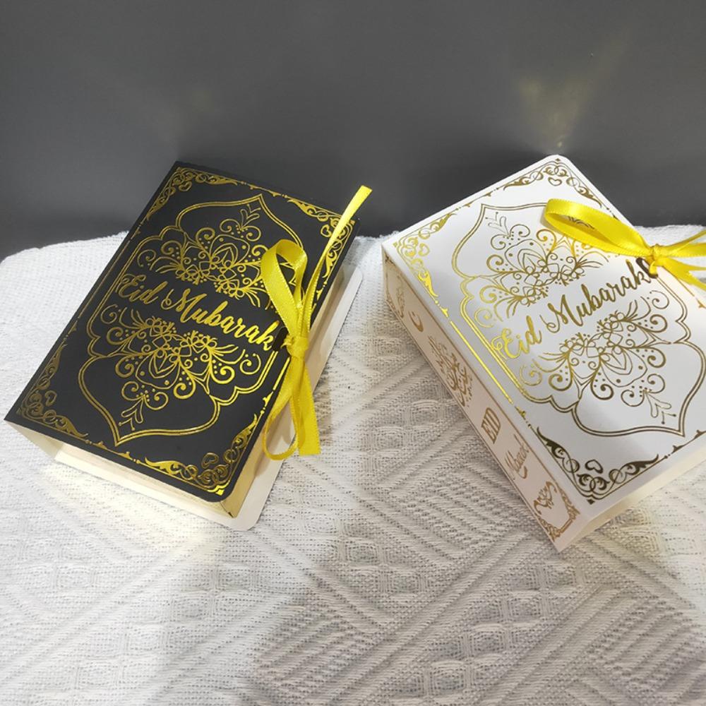 Bộ 10 Hộp Đựng Kẹo Hình Cuốn Sách Eid Mubarak Ramadan