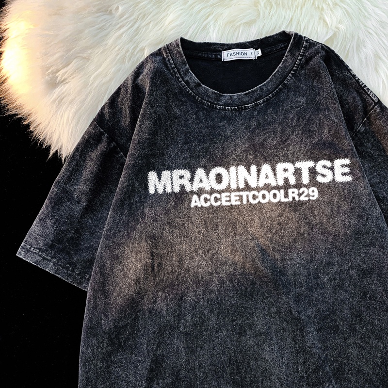 Áo Thun Tay Ngắn Phong Cách Hip Hop Đường Phố Mỹ Mới Cho Nam