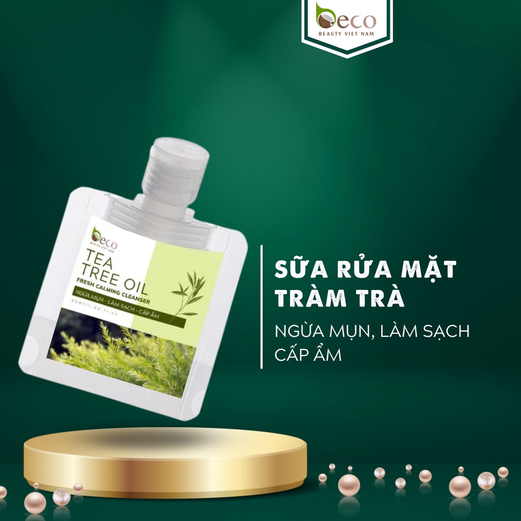 Sữa rửa mặt  L'OCCI COSMETIC cho da mụn , da dầu, da nhạy cảm với tinh chất tràm trà giúp kháng khuẩn giảm mụn - 110ml