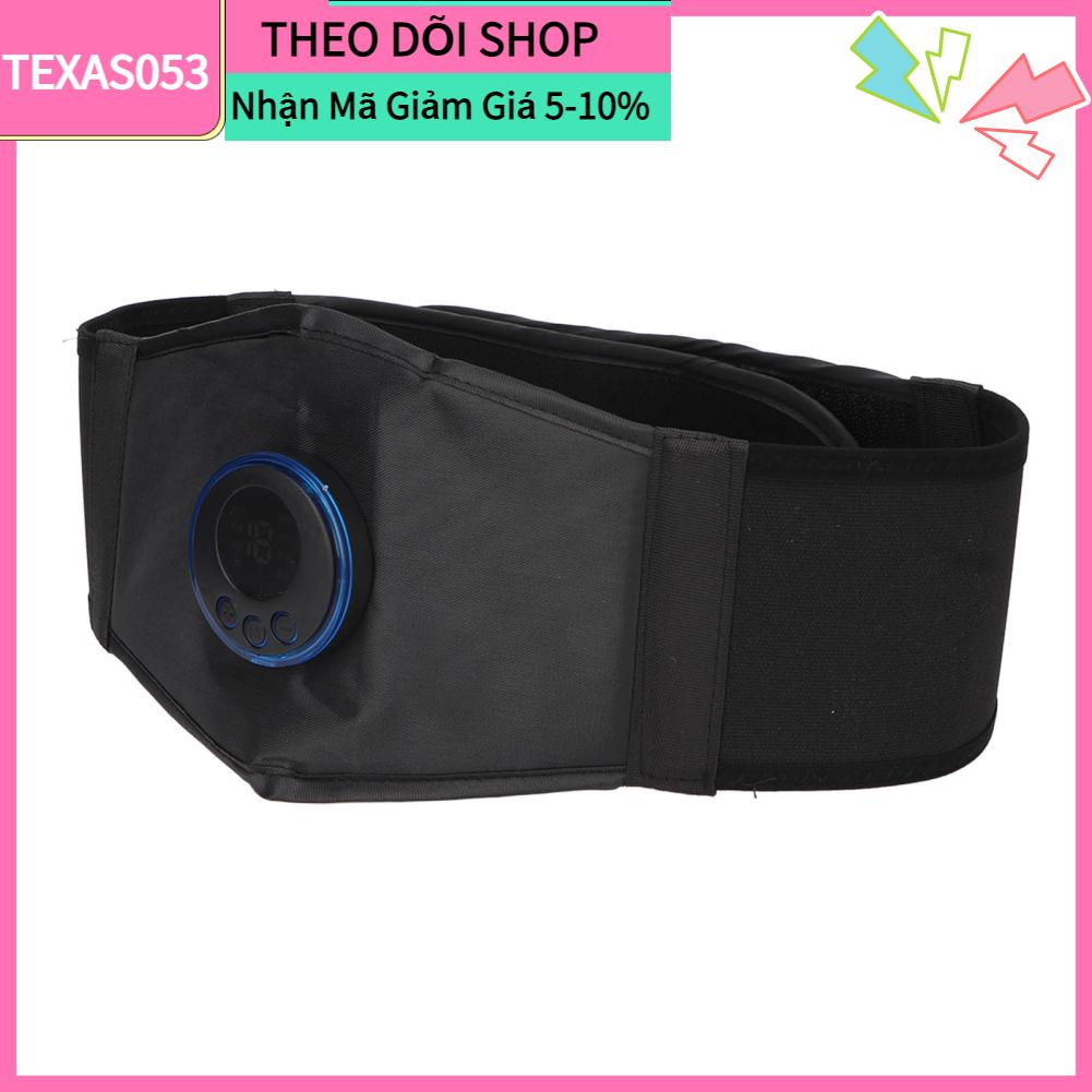Texas053 Thiết bị săn chắc cơ bụng 8 chế độ 19 Gears Đai mát xa tập điện
