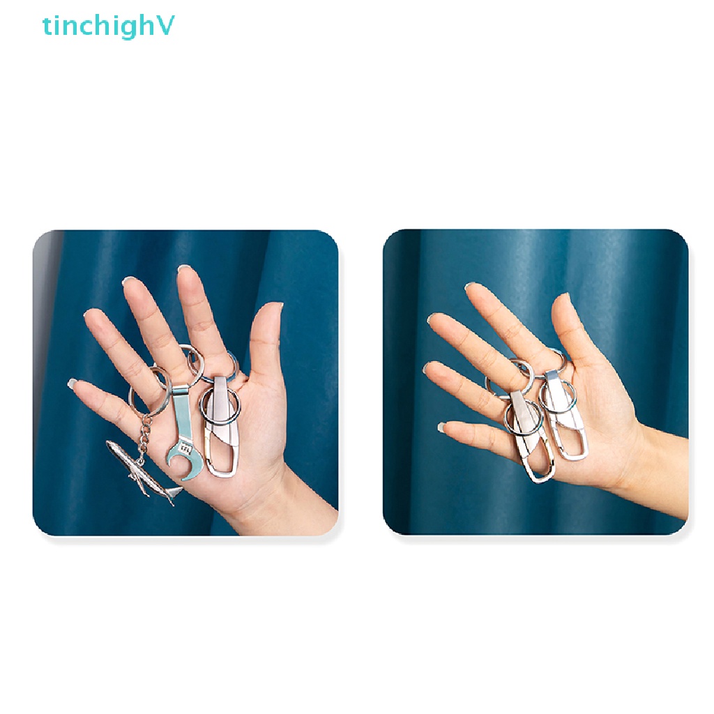 [TinchighV] Móc Chìa Khóa Xe Hơi / Túi Xách Hình Máy Bay Khủng Long Bằng Kim Loại Chống Thất Lạc