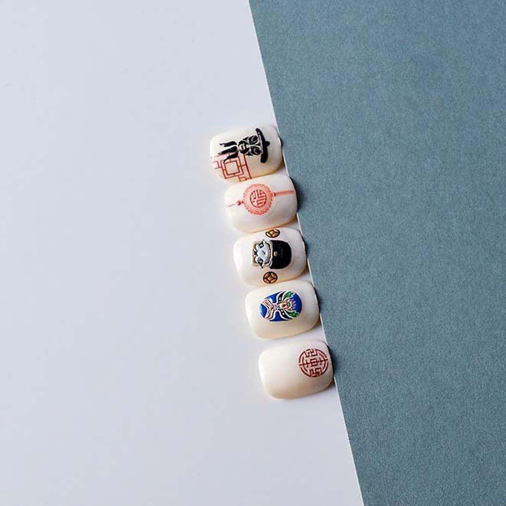 Miếng Dán Trang Trí Móng Tay Phong Cách Trung Hoa Cổ Đại