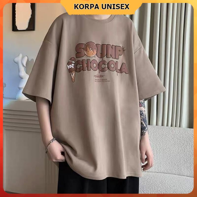 [ Ảnh Thật ] Áo thun tay lỡ form rộng bánh donut Chocola - phông ulzzang oversize unisex nam nữ