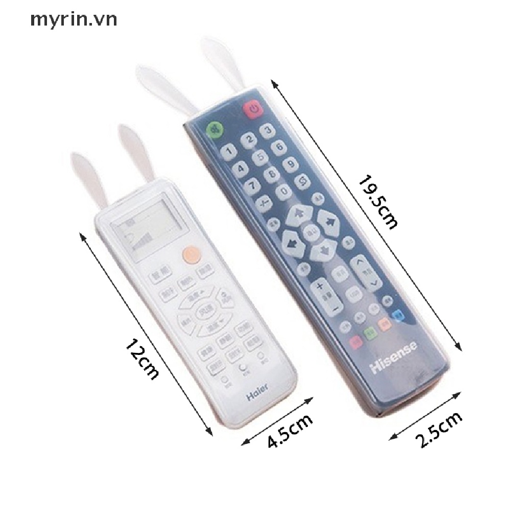 Vỏ Bọc Điều Khiển TV / Điều Hòa Bằng Silicon Màu Dạ Quang Chống Bụi