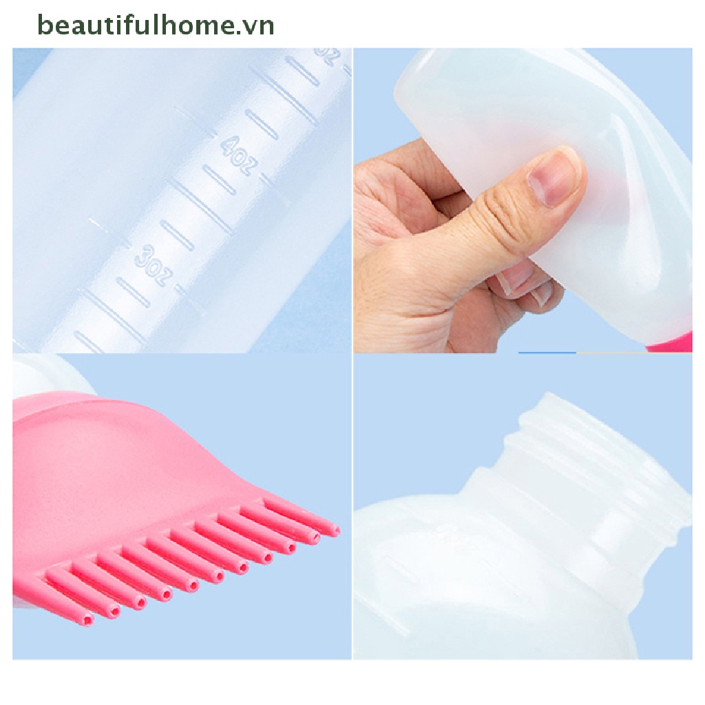 Bình Đựng Dầu Gội Nhuộm Tóc 120ml Tiện Dụng