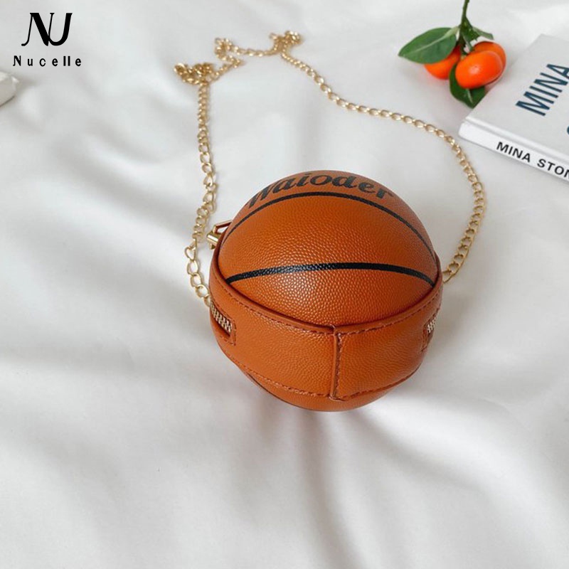 Bololo Túi Đeo Chéo Hình Quả Bóng Rổ Thiết Kế Mới Đáng Yêu Dành Cho Bé Trai Và Bé Gái