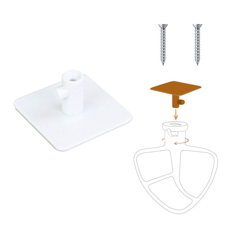 Set 4 Giá Đỡ Máy Trộn Bột Làm Bánh Có Móc Treo Dưới Tủ