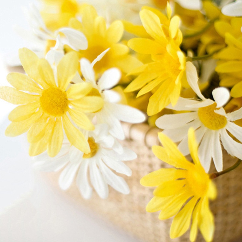 Hoa Cúc Nhân Tạo 5 Bông Trang Trí Nhà Cửa / Tiệc Cưới