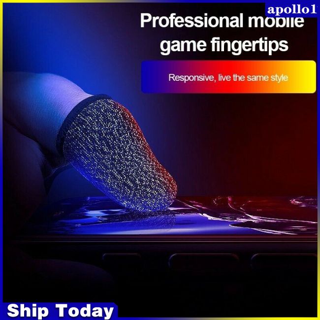 1 Cặp Băng Đeo Ngón Tay Siêu Mỏng Thoáng Khí Hỗ Trợ Chơi Game Pubg Mobile