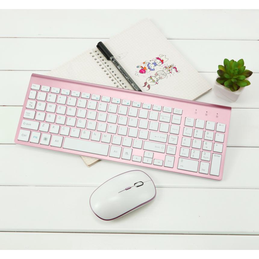 Bộ Bàn Phím Và Chuột Không Dây Kết Nối Usb Cho Máy Tính