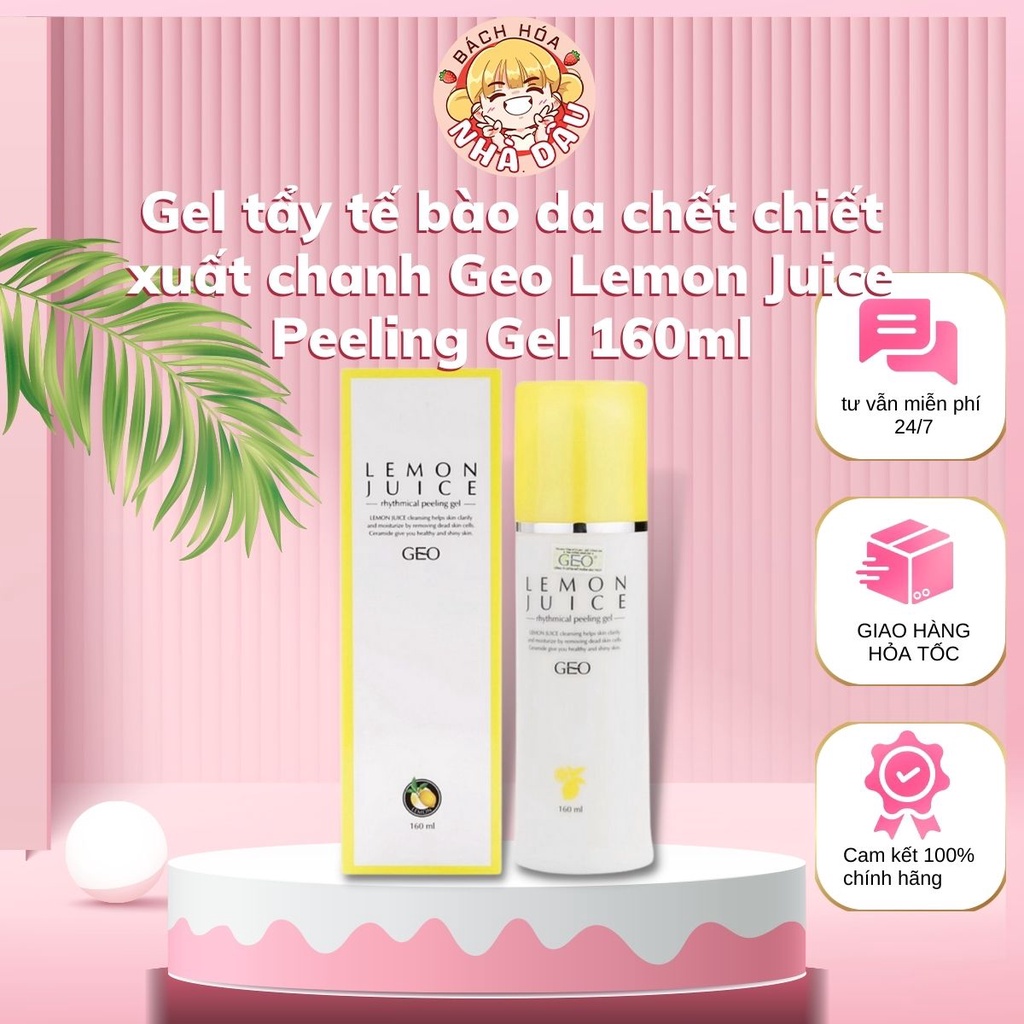 Tẩy da chết Geo Lemon Juice Peeling Gel 160ml