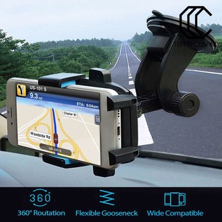 ☼Rotating Vehicle Windshield Mount Suction Car Phone Holder Bracket Cradle Stand