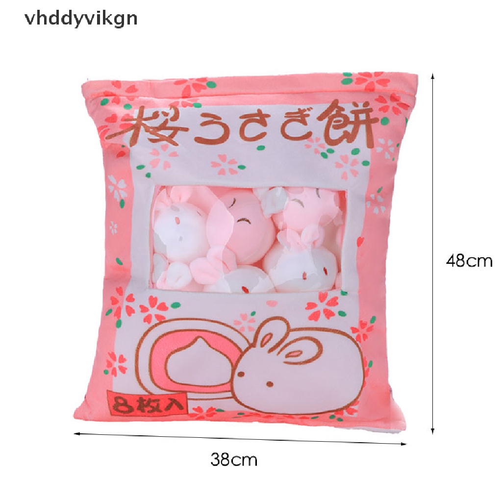 Gối Nhồi Bông Mềm Mại Hình Túi Bánh Pudding / Mèo / Khủng Long Đáng Yêu