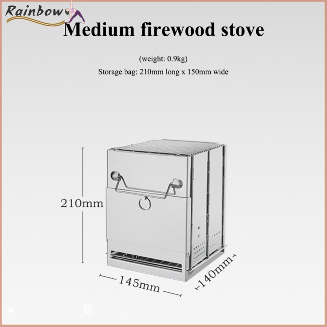 Vỉ Nướng Bbq Bằng Thép Không Gỉ Có Thể Gấp Gọn Tiện Dụng Cho Tiệc Tùng / Cắm Trại