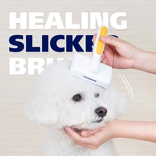 Healing Slicker Brush Korean Grooming Brush for Dogs & Cats