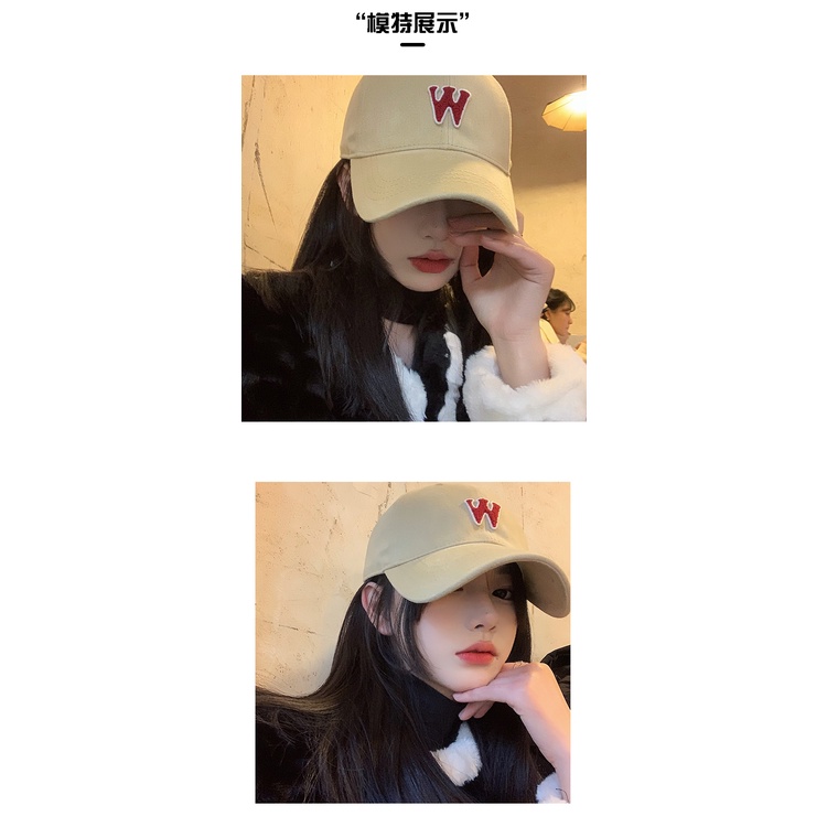 Mũ Lưỡi Trai In Chữ Phong Cách Hàn Quốc Thời Trang Cho Nữ