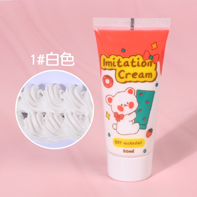 Kem Gooka 50g 31 Màu Tự Làm Kẹp Tóc / Keo Dán