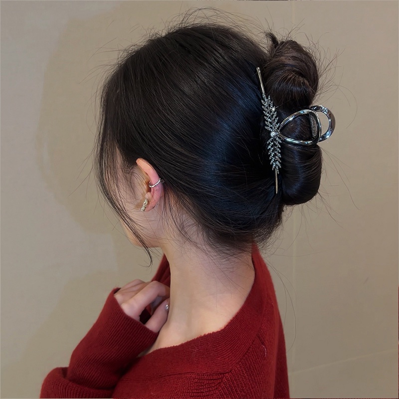 Kẹp Tóc Hình Tai Cá Mập Bằng Kim Loại Cao Cấp Phong Cách Hàn Quốc