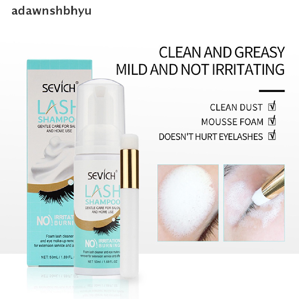 1 Bộ Dụng Cụ Vệ Sinh Lông Mi Giả adawnshbhyu Tiện Dụng