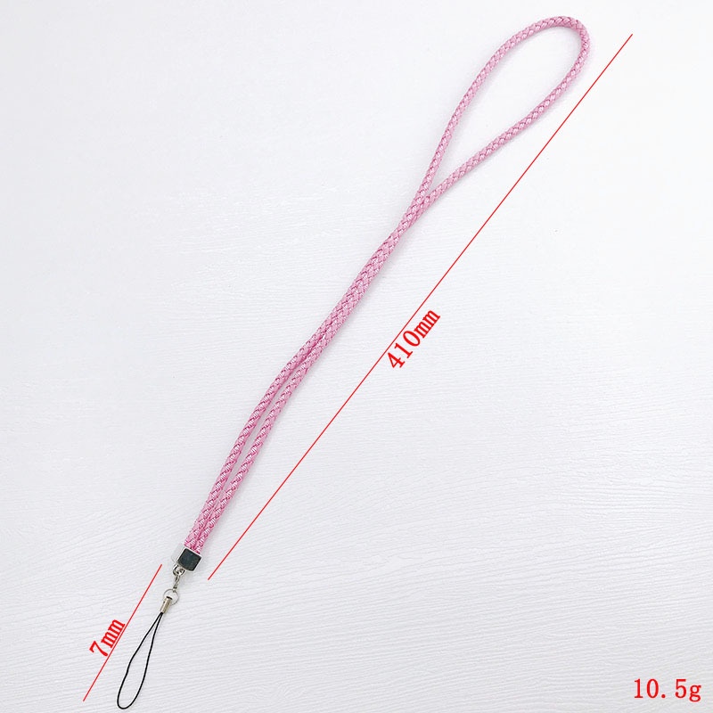 Ốp Điện Thoại Màu Trơn Có Dây Bện DIY 6 Màu Cho iPhone Android OPPO VIVO Huawei Xiaomi Redmi Samsung