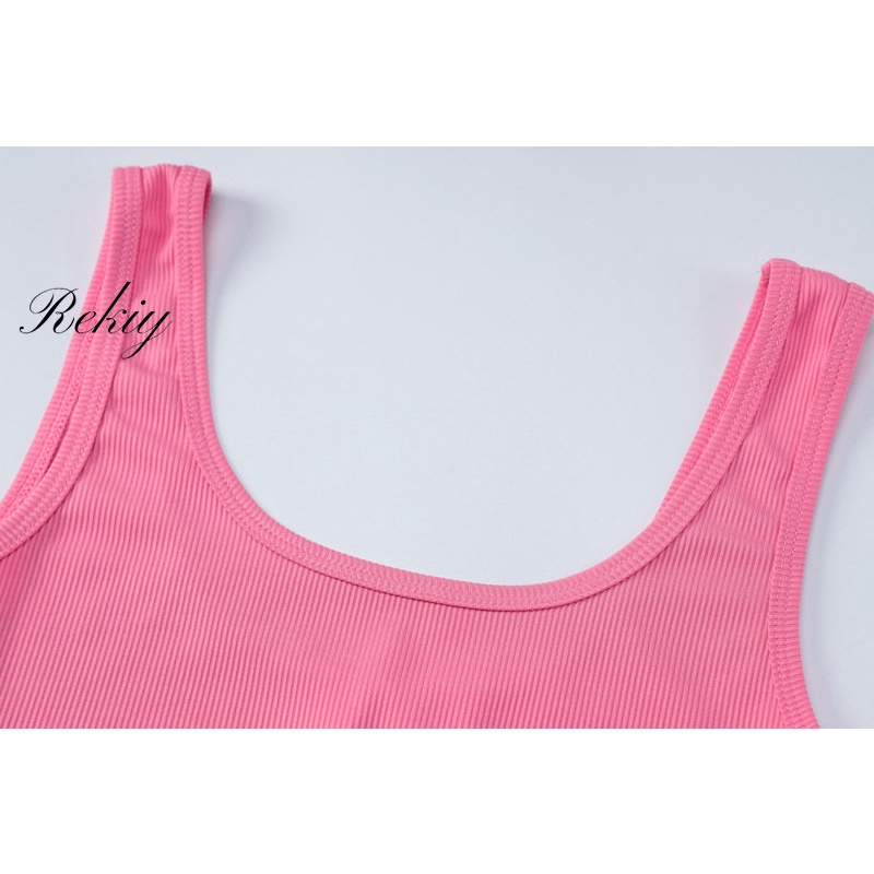 Áo liền quần Thể Thao Sát Nách Cổ Chữ U Màu Trơn Thời Trang 2023 Cho Nữ | BigBuy360 - bigbuy360.vn