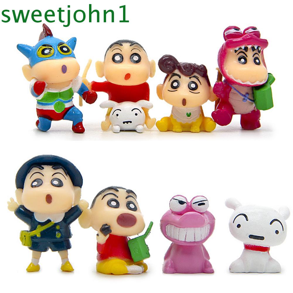 Set 8 Mô Hình Nhân Vật Phim Hoạt Hình Shin-Chan Dễ Thương