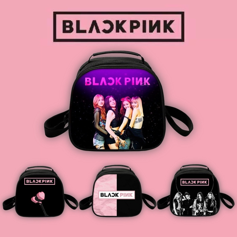 Blackpink Túi Đựng Hộp Cơm Trưa Cách Nhiệt In Hình Hoạt Hình Cho Bé