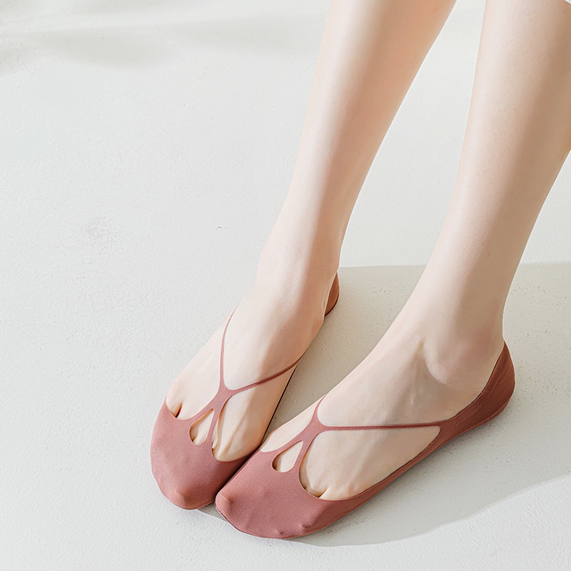 Vớ Thuyền Siêu Mỏng Thoáng Khí Không Trượt Thời Trang Mùa Hè