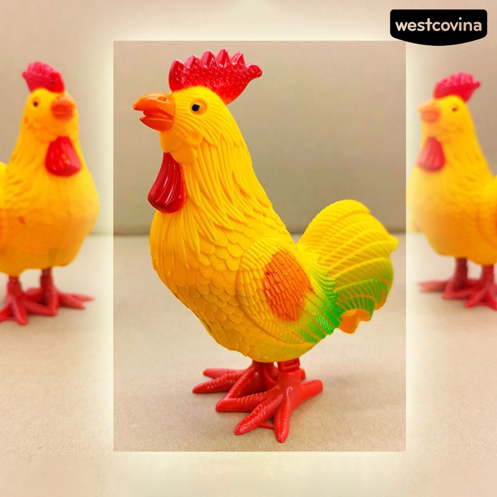 [COD]♋Đồ Chơi Lên Dây Cót Bằng Nhựa Hình Chú Gà Con Hoạt Hình Đáng Yêu