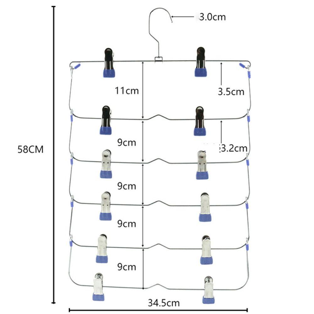 CONOPERY Móc Treo Quần Áo Nhiều Tầng Có Thể Gấp Gọn Tiện Dụng Giá Đỡ