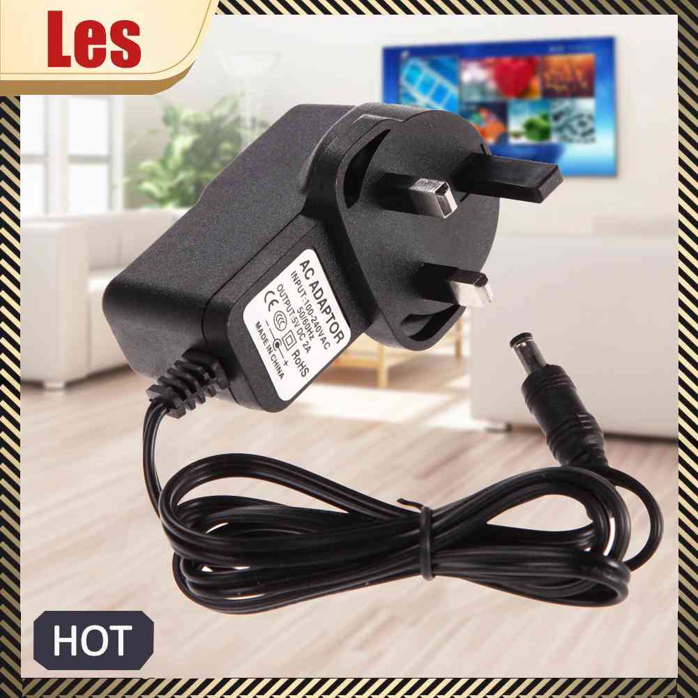 100-240V AC Adapter 5.5 X 2.5mm AC Adapter Charger To DC 5V 2A Converter Adapter
