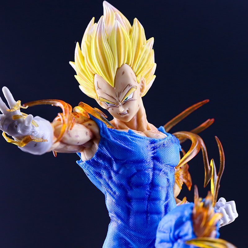 Ls Mô Hình Vegeta Ba Đầu Siêu Lớn Có Thể Phát Sáng GK Super Saiyan Magic Shell Trang Trí