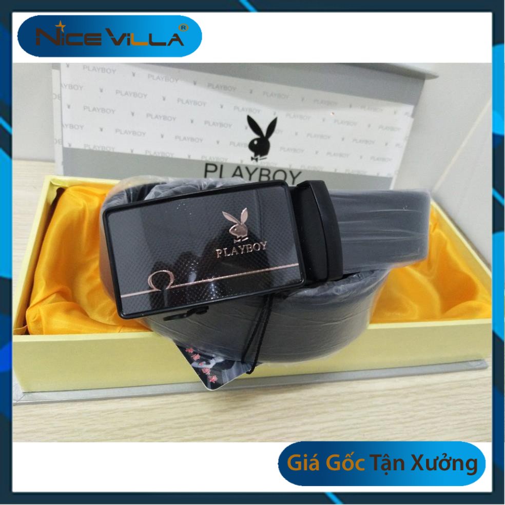 Dây Nịt Thắt Lưng Nam Playboy Full Hộp
