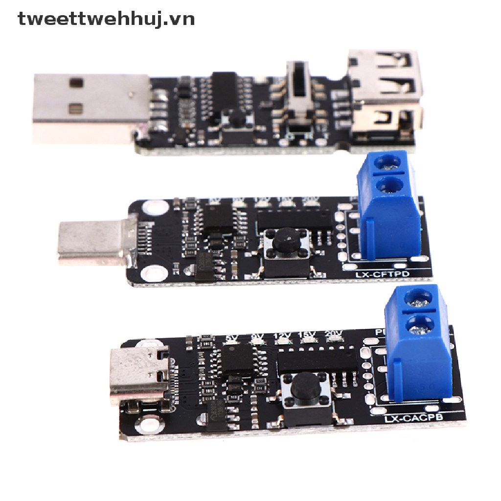 Bảng Mạch Kích Hoạt USB Loại C PD 9V 12V 15V PD 2.0 3.0