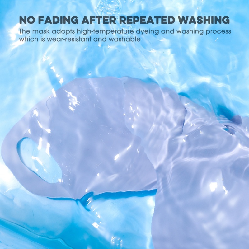 Khẩu Trang Chống Nắng Bằng Lụa Lạnh Thoáng Khí Thoải Mái Có Thể Tái Sử Dụng