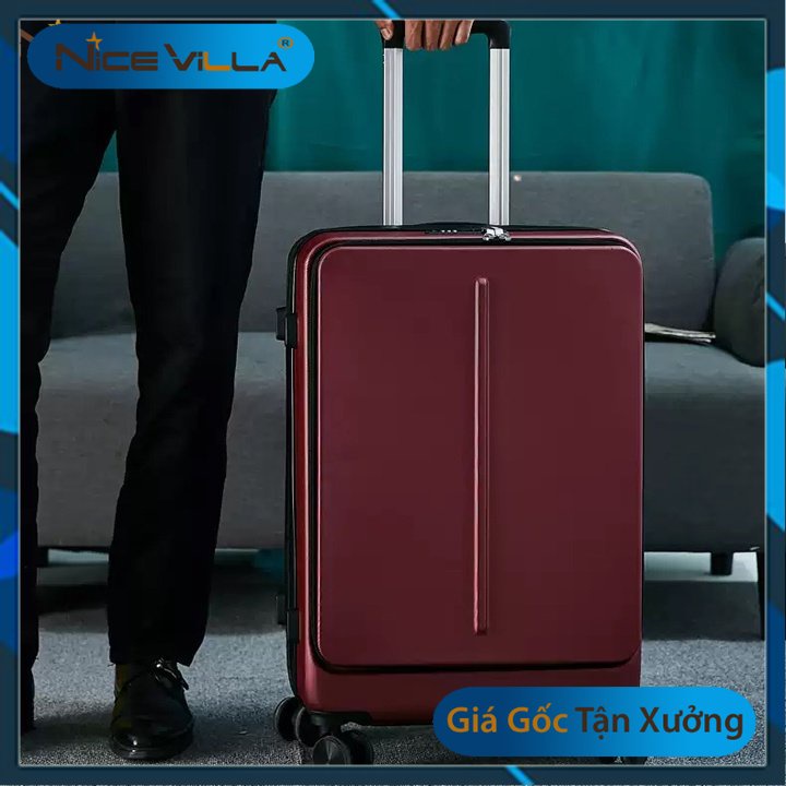 Vali Doanh Nhân 20inch Cao Cấp Có Ngăn Đựng Laptop 15.6 inch Khóa Số 2 Ngăn Bảo Mật