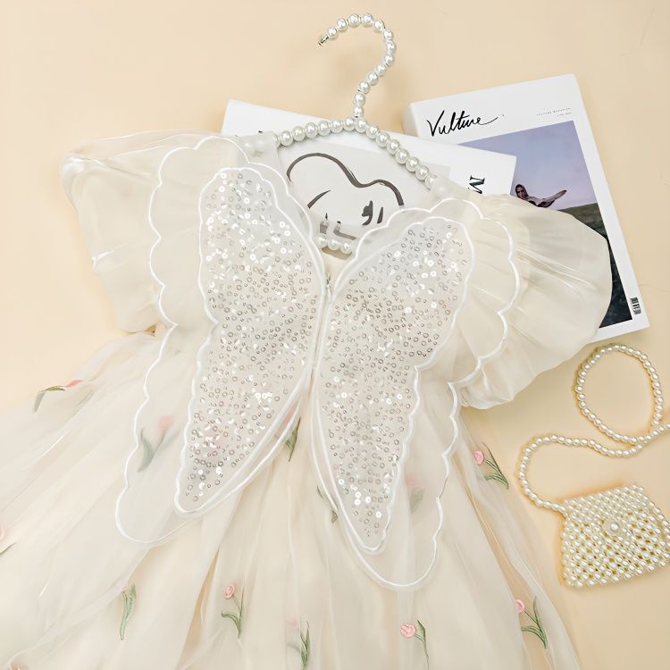 Đầm Công Chúa Họa Tiết Cánh Bướm Thời Trang Mùa Hè 2023 Mới cho Bé Gái Pengpeng dress va M: y mu M: a he M: cho be M: ga M: iv M: y c M: trangno M: Bộ Đồ Chơi Em 'M Độc Đáo Thú Vị Cho Bé