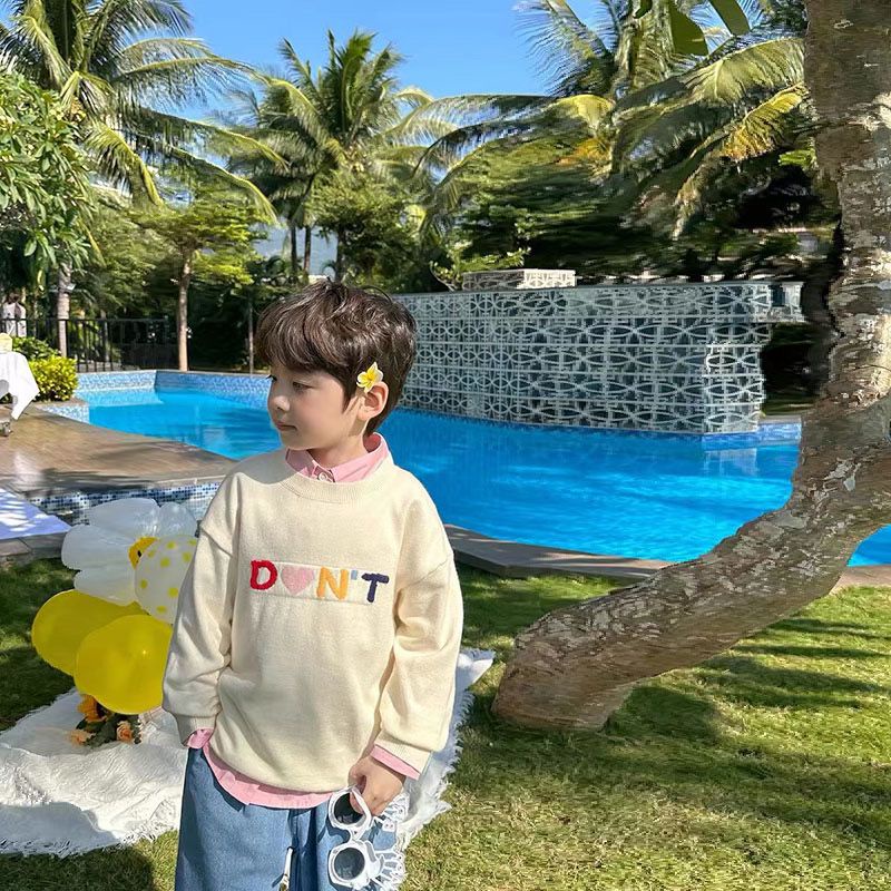 Áo Sơ Mi Tay Dài Màu Trơn Chất Liệu Cotton Thời Trang Cho Bé Trai