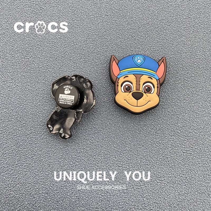 CROCS Móc Khóa Giày Crocss jibbitz charms Patrol Họa Tiết Nhân Vật Hoạt Hình