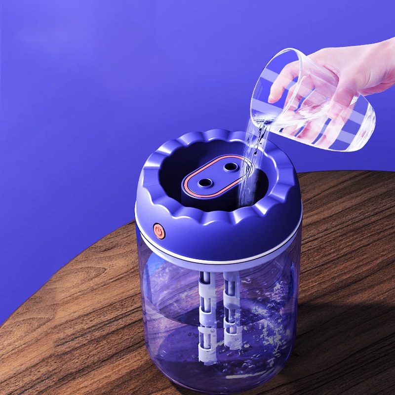 Sada Máy Phun Sương Làm Ẩm Không Khí Hai Đầu Sức Chứa Lớn Không Ồn Cho Phòng Ngủ / Văn Phòng