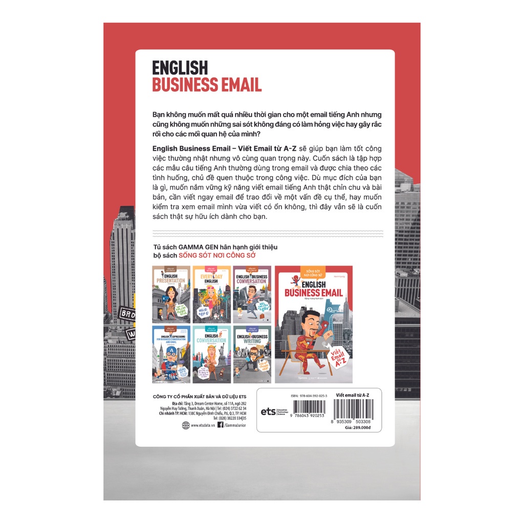 Sách - Sống sót nơi công sở - English Business Email - Viết email từ A - Z