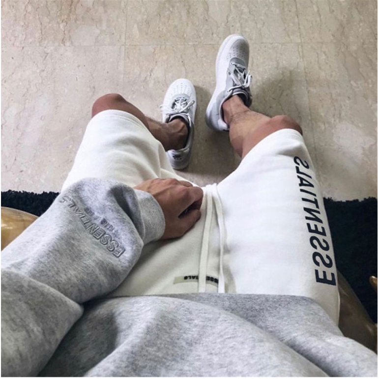 Quần Short Cotton Dáng Rộng Dây Rút Phong Cách Hip Hop Thời Trang Mùa Hè Cho Nam Và Nữ