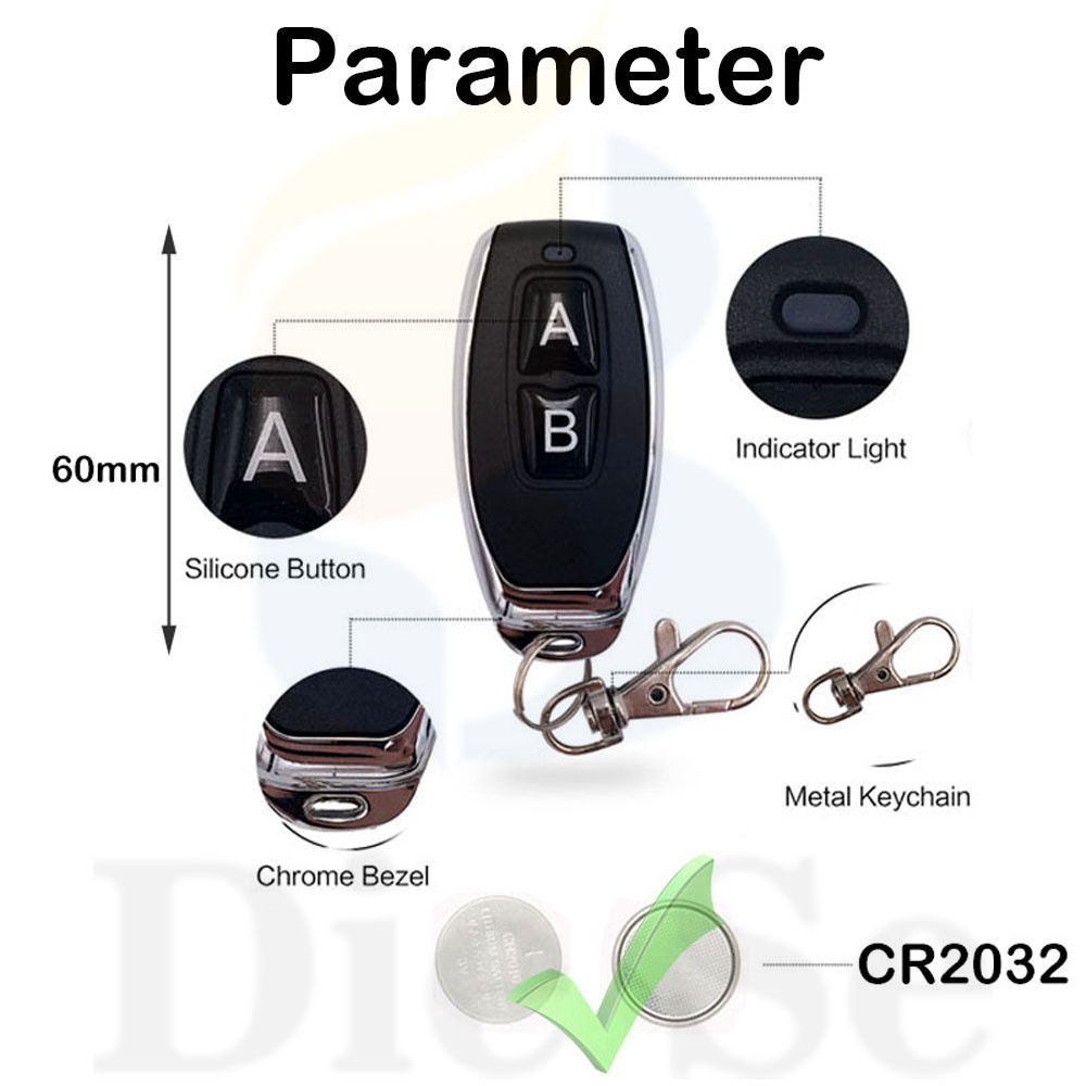 Mô Đun Điều Khiển Từ Xa Không Dây 3.6V 6V 12V 24V 433MHz